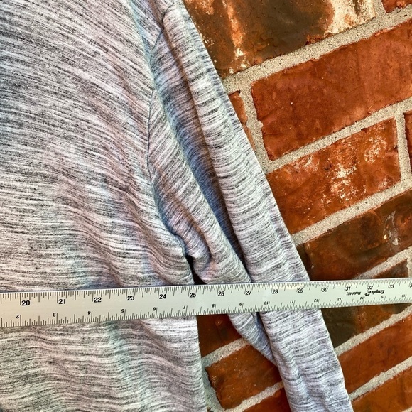 Livi Active Womens 22/24 Cowl Neck Gray Knit Pullover Sweater - Picture 6 of 8